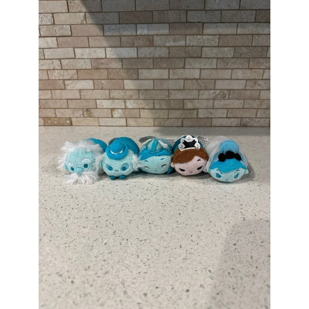 Disney Parks The Haunted Mansion 3.5" Mini Plush Tsum Tsum Set of 5 Retired